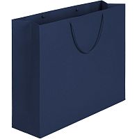 Пакет бумажный Ample Plus L, синий