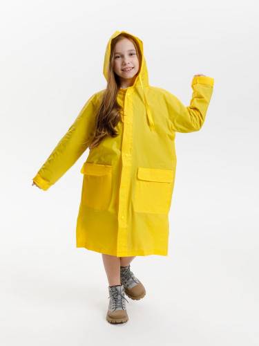 Дождевик детский RainDrop Kids, желтый фото 13