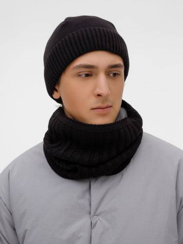 Шапка ComFleece, черная фото 8