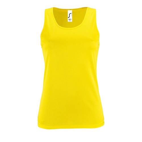 Майка женская Sporty TT Women, желтый неон Майка женская Sporty TT Women, желтый неон