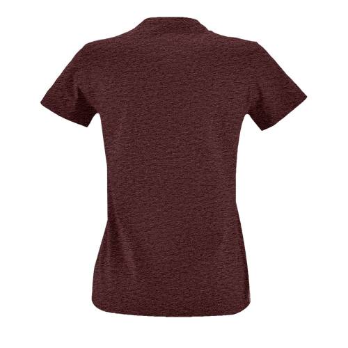 Футболка женская Imperial Fit Women, бордовый меланж фото 3 Футболка женская Imperial Fit Women, бордовый меланж фото 3