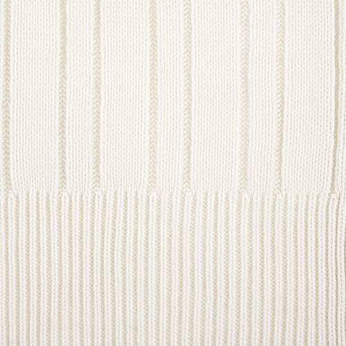 Шарф Knit Beat, белый (молочный) фото 4 Шарф Knit Beat, белый (молочный) фото 4
