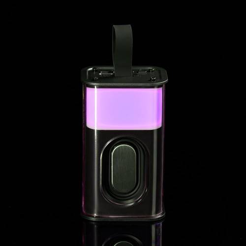 Bluetooth-колонка с подсветкой Groove, серая фото 10 Bluetooth-колонка с подсветкой Groove, серая фото 10