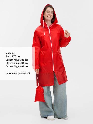 Дождевик Rainman Zip Pro, красный фото 8