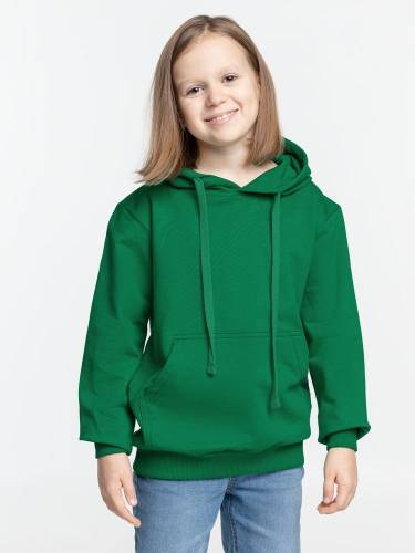 Худи детское Kirenga Kids 2.0, зеленое фото 4 Худи детское Kirenga Kids 2.0, зеленое фото 4