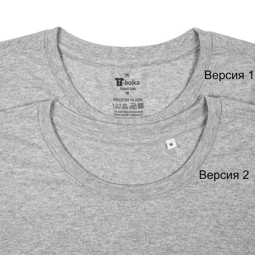Футболка женская T-bolka Stretch Lady, серый меланж фото 4 Футболка женская T-bolka Stretch Lady, серый меланж фото 4