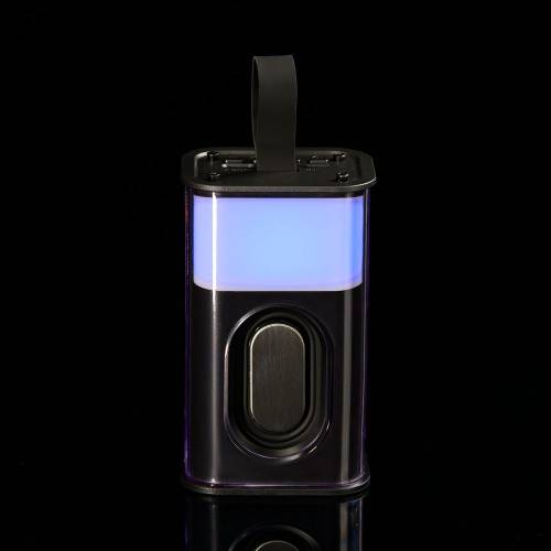 Bluetooth-колонка с подсветкой Groove, серая фото 11 Bluetooth-колонка с подсветкой Groove, серая фото 11