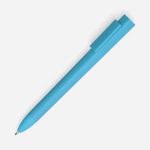 Ручка шариковая Swiper SQ Soft Touch, голубая фото 2