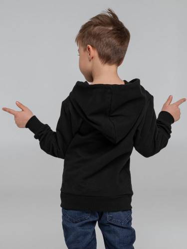 Толстовка с капюшоном детская Kirenga Kids, черная фото 12 Толстовка с капюшоном детская Kirenga Kids, черная фото 12