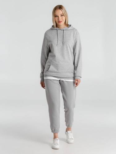 Толстовка с капюшоном унисекс Hoodie, серый меланж фото 15 Толстовка с капюшоном унисекс Hoodie, серый меланж фото 15