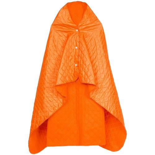 Плед-пончо для пикника SnapCoat, оранжевый фото 2