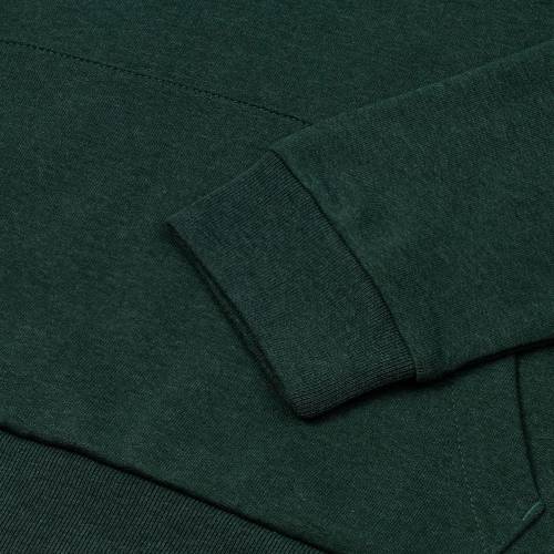 Толстовка с капюшоном унисекс Hoodie, темно-зеленый меланж фото 5 Толстовка с капюшоном унисекс Hoodie, темно-зеленый меланж фото 5
