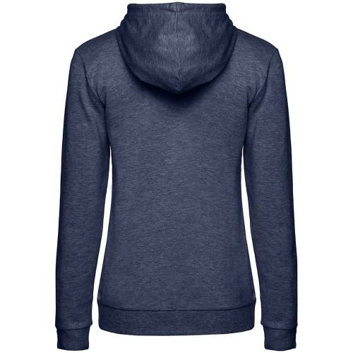 Толстовка с капюшоном женская Hoodie, синий меланж фото 3 Толстовка с капюшоном женская Hoodie, синий меланж фото 3